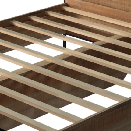 Mascot Queen Bed Oak Color - Image 3