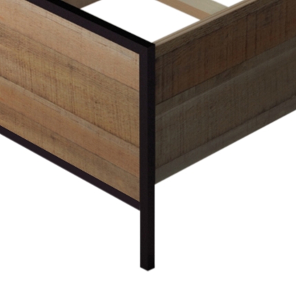 Mascot Queen Bed Oak Color - Image 6