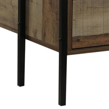 Mascot Queen Bed with Storage Oak Colour - Image 6
