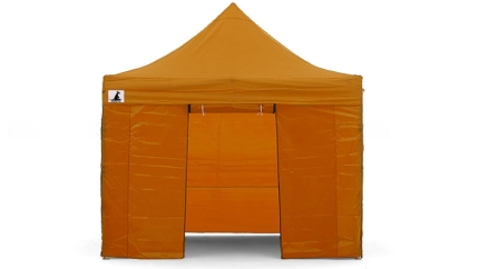 Gazebo Tent Marquee 3x3 PopUp Outdoor Wallaroo - Orange - Image 3