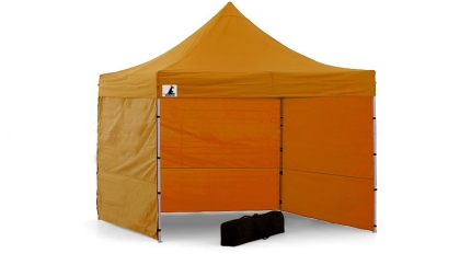 Gazebo Tent Marquee 3x3 PopUp Outdoor Wallaroo - Orange - Image 5