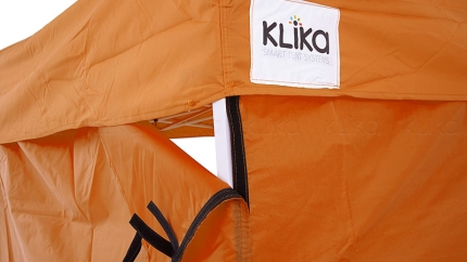 Gazebo Tent Marquee 3x3 PopUp Outdoor Wallaroo - Orange - Image 10