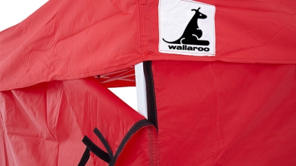 Gazebo Tent Marquee 3x3 PopUp Outdoor Wallaroo Red - Image 10