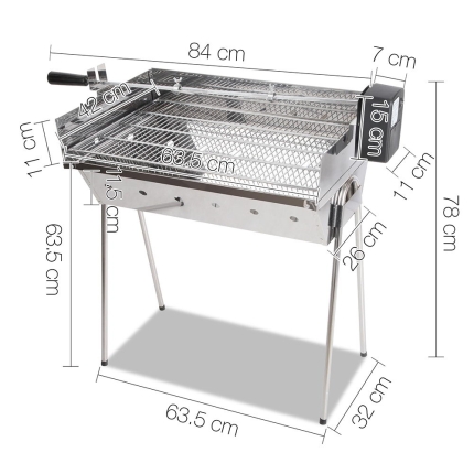 Grillz Portable Electric Spit Roaster & Rotisserie - Image 2