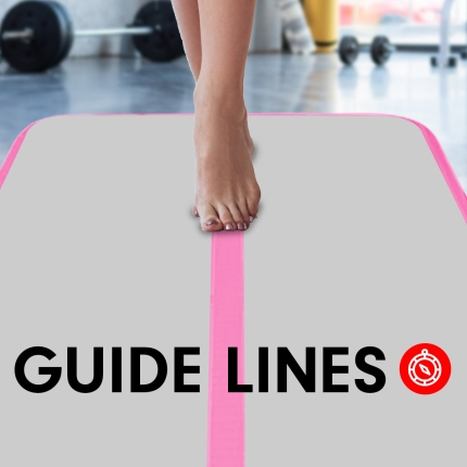 5m Airtrack Tumbling Mat Gymnastics Exercise 20cm Air Track - Pink - Image 7