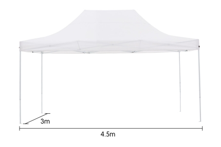 Gazebo Tent Marquee 3x4.5m PopUp Outdoor Wallaroo White - Image 4