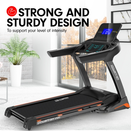 PowerTrain Treadmill V100 Cardio Running Exercise Fitness Home Gym - Image 7