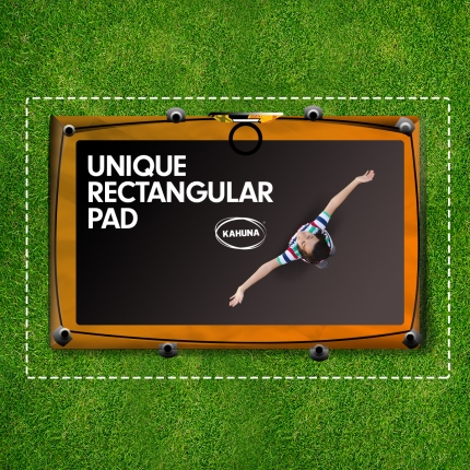 Kahuna Trampoline 6 ft x 9 ft Rectangular Outdoor - Orange - Image 3