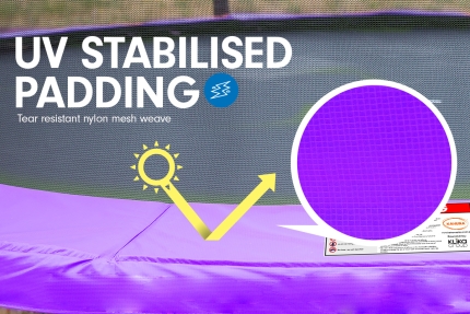 Kahuna Classic 6ft Trampoline with Basketball Set - Purple - Image 5