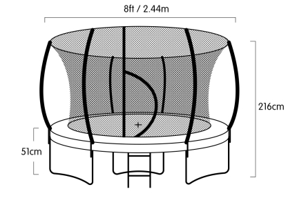 Kahuna Pro 8ft Trampoline - Image 7