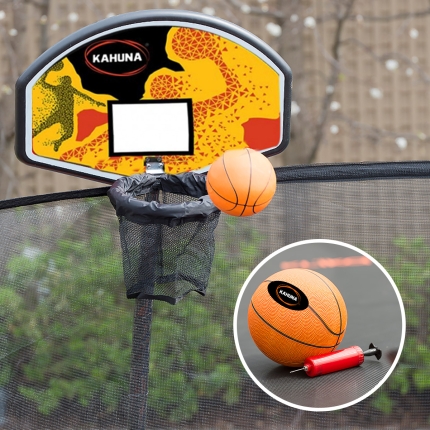 Kahuna 14ft Springless Trampoline with Basketball Set - Image 5
