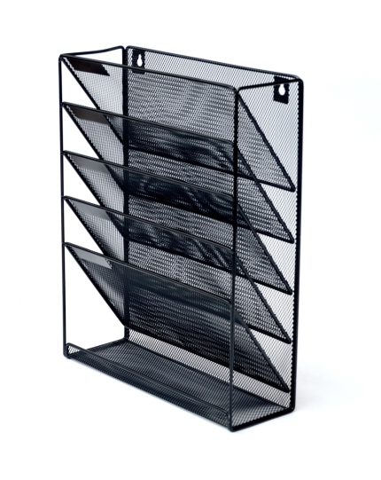 Wall Mount 6 Pocket Hanging File Sorter Organizer Folder Holder Rack Storage - Image 3