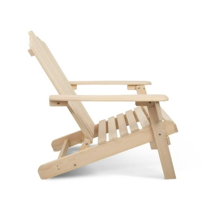 Gardeon Outdoor Wooden Beach Chair - Image 6