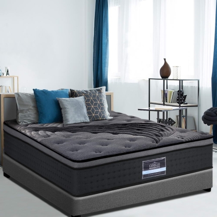 Giselle Bedding SINGLE Size Mattress Bed Pocket Spring Foam Bamboo 34CM - Image 7