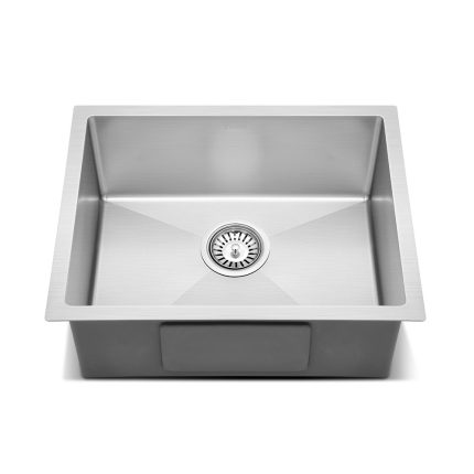 Cefito Stainless Steel Kitchen Sink 540X440MM Nano Under/Topmount Sinks Laundry Silver - Image 3