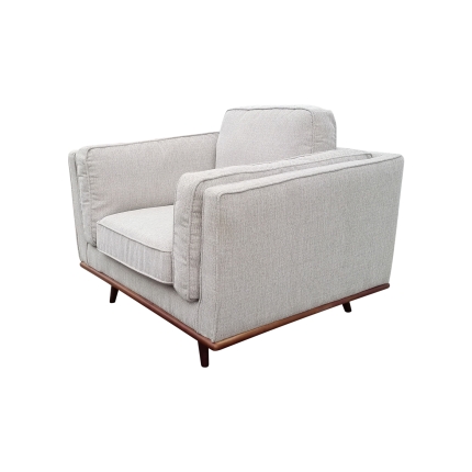 York Sofa 1 Seater Beige - Image 2