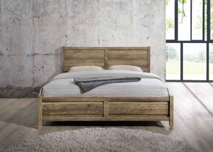 Alice Bed Queen Oak Colour - Image 2