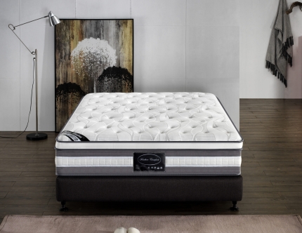 Queen Mattress Knitted Fabric Foam Quilting Pocket Spring Premium Euro Top - Image 2