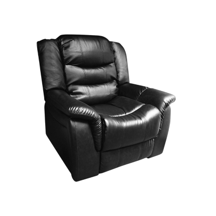 Alan Recliner Bonded Leather 1R Black - Image 2