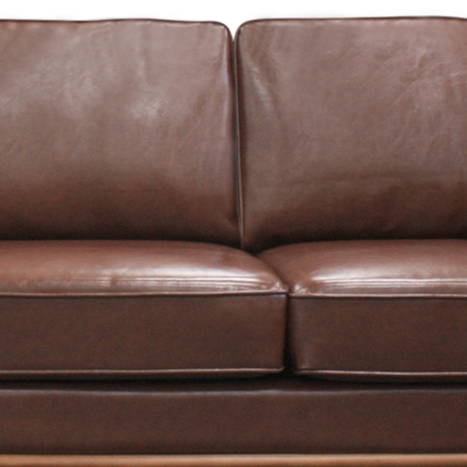 York Sofa 1 Seater Brown PU - Image 3