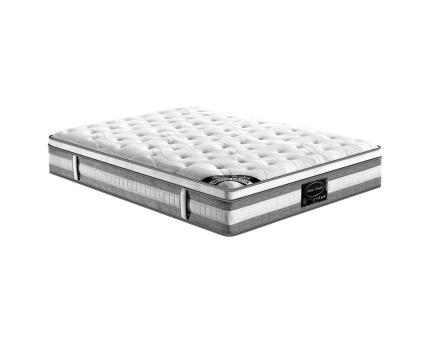 Queen Mattress Knitted Fabric Foam Quilting Pocket Spring Premium Euro Top - Image 3