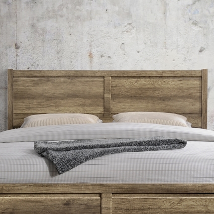 Alice Bed Queen Oak Colour - Image 3