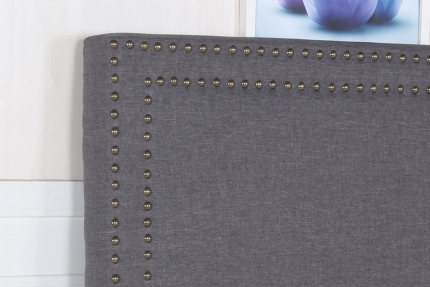 Enzo Queen Charcoal Headboard - Image 4