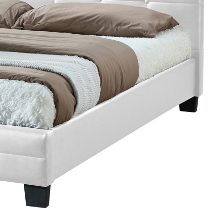 Soho Double Bed White - Image 4