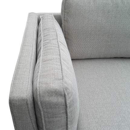 York Sofa 1 Seater Beige - Image 4