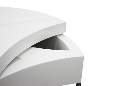 Coffee Table Soho Round White - Image 5