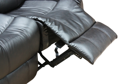 Alan Recliner Bonded Leather 1R Black - Image 6