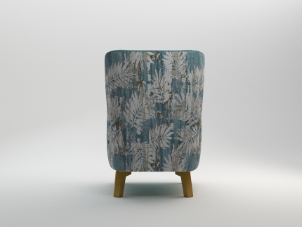 Rose Arm Chair Printing on Back - Image 7