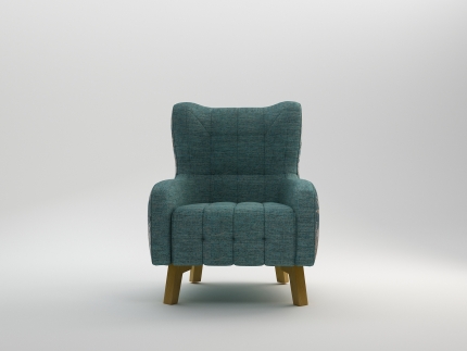 Rose Arm Chair Printing on Back - Image 8
