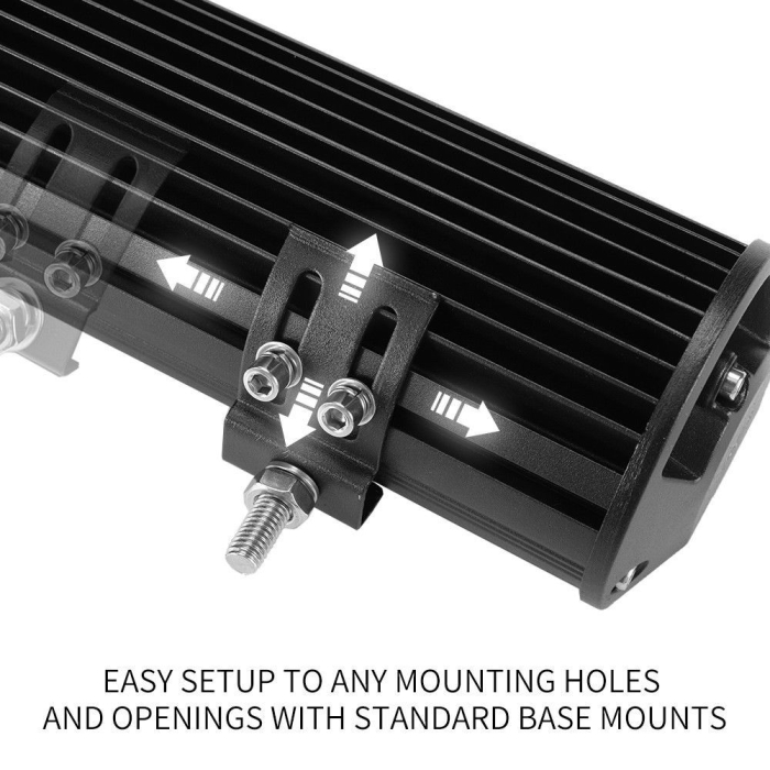 12inch CREE LED Work Light Bar Spot Flood OffRoad Fog Driving 4WD 4x4 Reverse - Image 7