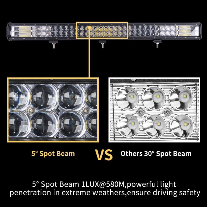 34inch Osram Cree LED Light Bar Triple Combo Driving Lightfox Utility Series - Image 6