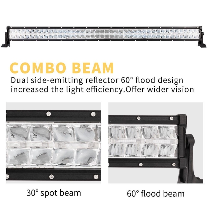42inch LED Light Bar CREE Spot Flood Combo Truck Offroad Driving 4x4WD 42" - Image 4