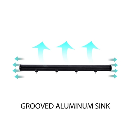 44inch CREE LED Light Bar Spot Flood OffRoad Work Driving 4WD 4x4 Reverse - Image 9