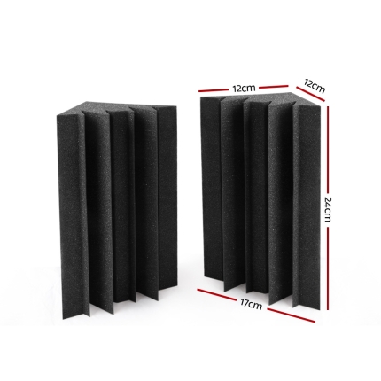 20pcs Studio Acoustic Foam Sound Absorption Proofing Panels Corner DIY - Image 2