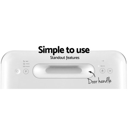 Devanti Counter Benchtop Dishwasher Portable Caravan Dishwashers Baby Bottle Sterilizer White - Image 5