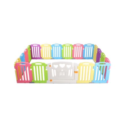 Cuddly Baby 19-Panel Plastic Baby Playpen Kids Toddler Fence - Image 3