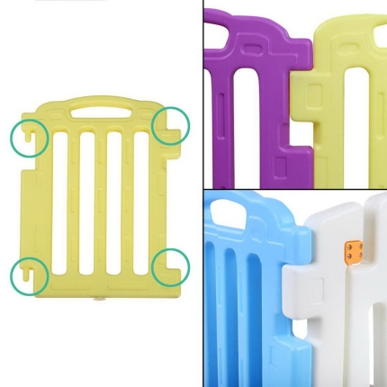 Cuddly Baby 19-Panel Plastic Baby Playpen Kids Toddler Fence - Image 5