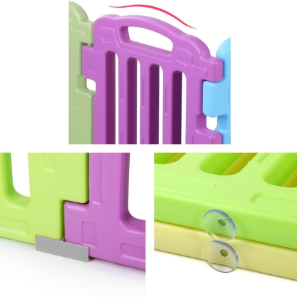 Cuddly Baby 19-Panel Plastic Baby Playpen Kids Toddler Fence - Image 6