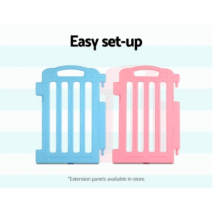 Cuddly Baby 25-Panel Plastic Baby Playpen Interactive Kids Safety Gate - Image 4
