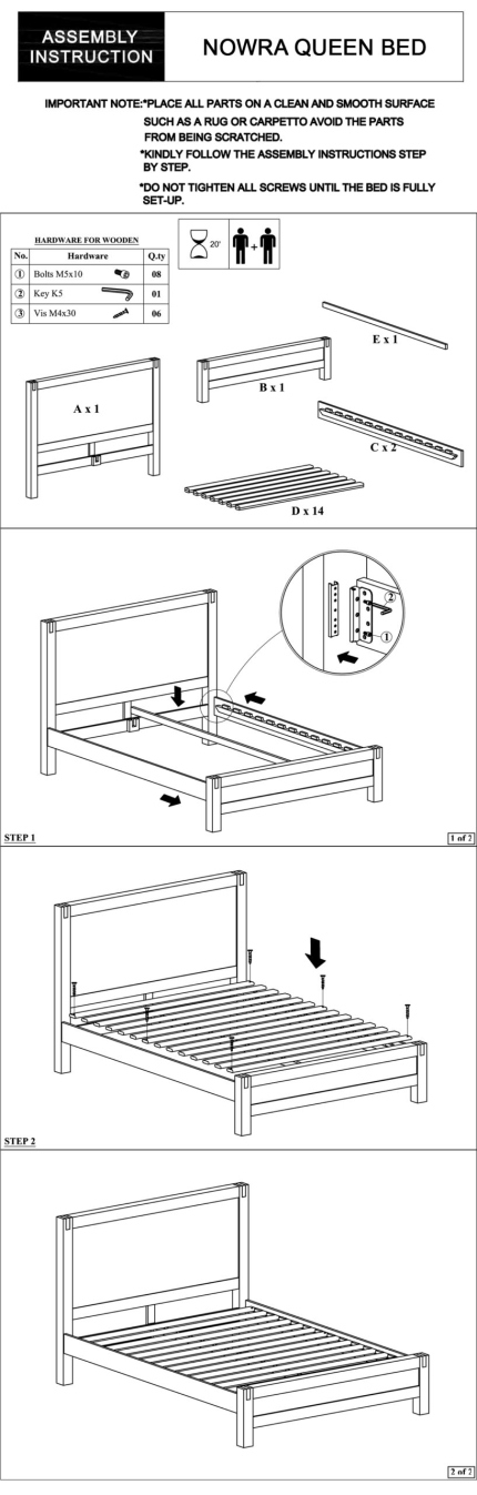 Nowra Queen Bed - Image 7