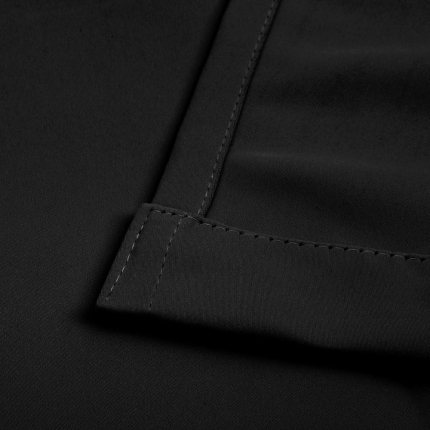 Art Queen 2 Panel 240 x 213cm Block Out Curtains - Black - Image 5