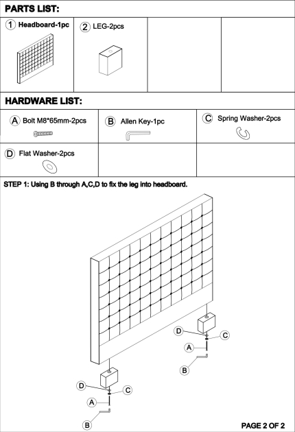 Cilantro King Charcoal Headboard - Image 9