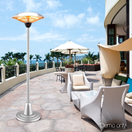 Devanti 2500w Electric Portable Patio Strip Heater - Image 9
