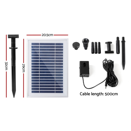 Gardeon 25W Solar Powered Water Pond Pump Outdoor Submersible Fountains - Image 2