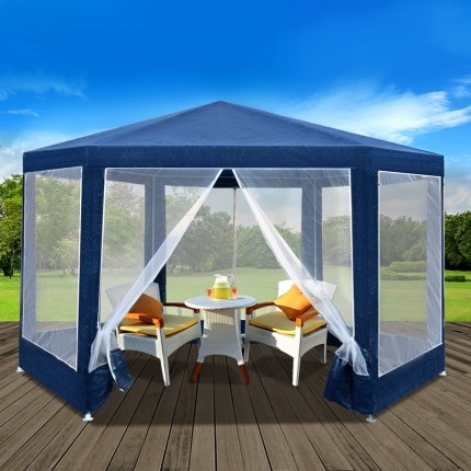 Instahut Gazebo Wedding Party Marquee Tent Canopy Outdoor Camping Gazebos Navy - Image 7