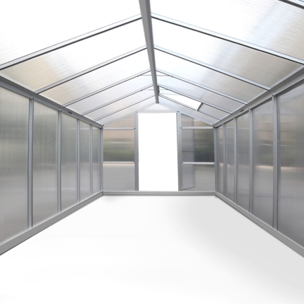 Greenfingers Greenhouse Aluminium Green House Garden Shed Greenhouses 3.62x2.5M - Image 4